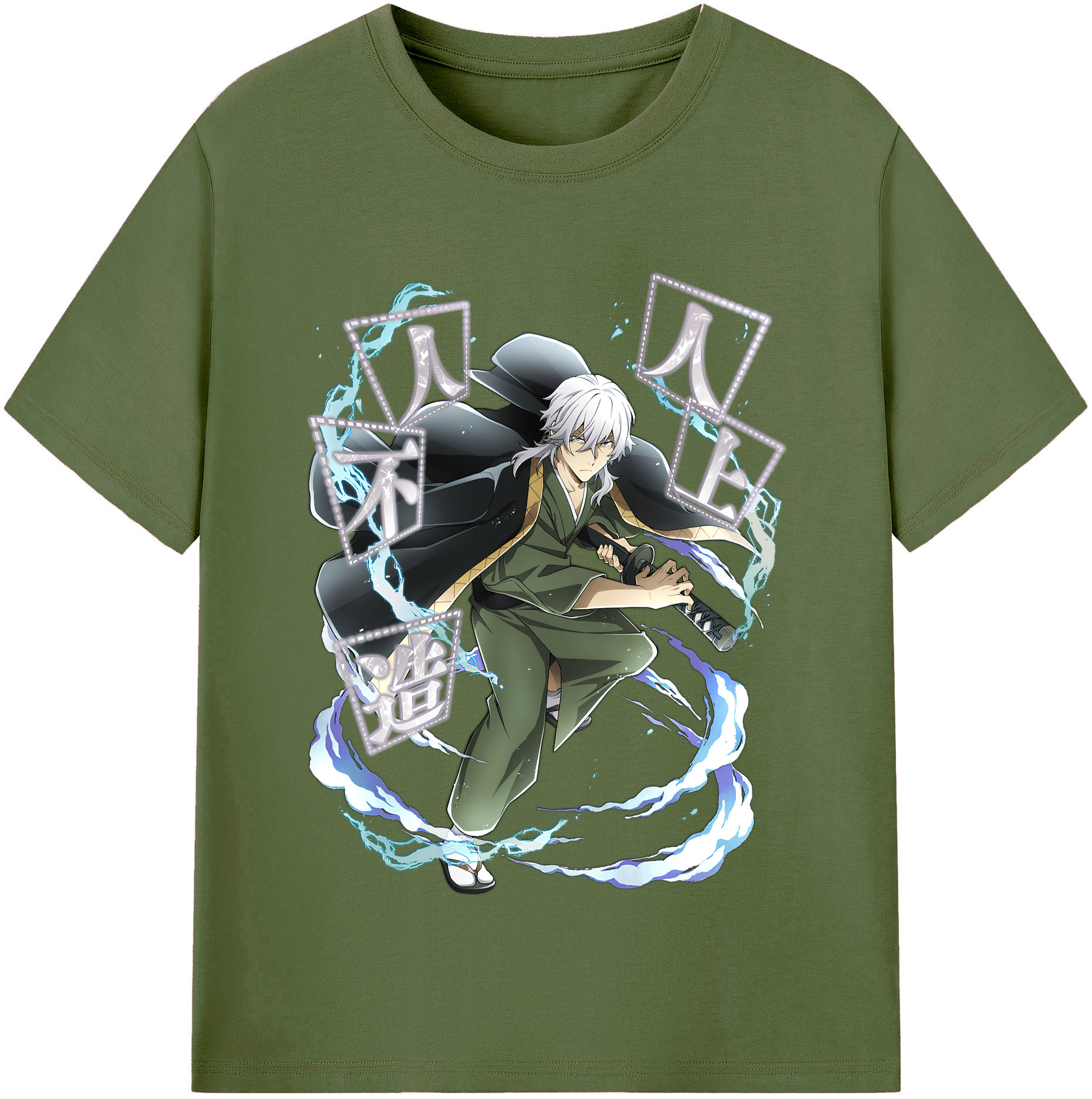 （画像用） 文豪ストレイドッグス Bungo Stray Dogs 綿100％半袖Tシャツ（フロントプリント）